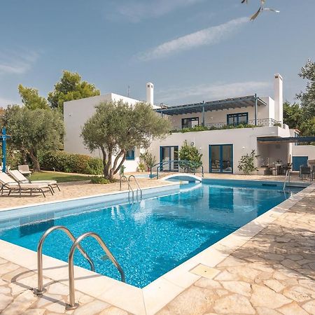 Summer Villa Pasiphae Private Pool - Bbq -Beach 2Min سونيو المظهر الخارجي الصورة