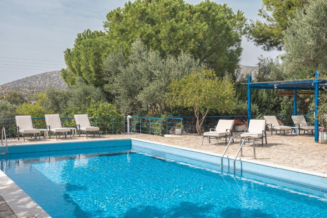 Summer Villa Pasiphae Private Pool - Bbq -Beach 2Min سونيو المظهر الخارجي الصورة