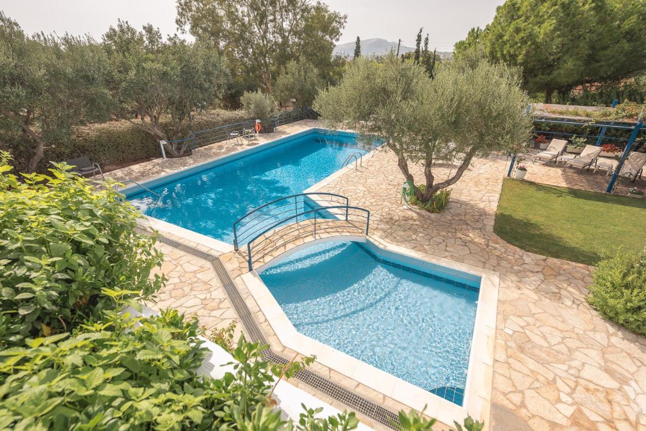 Summer Villa Pasiphae Private Pool - Bbq -Beach 2Min سونيو المظهر الخارجي الصورة