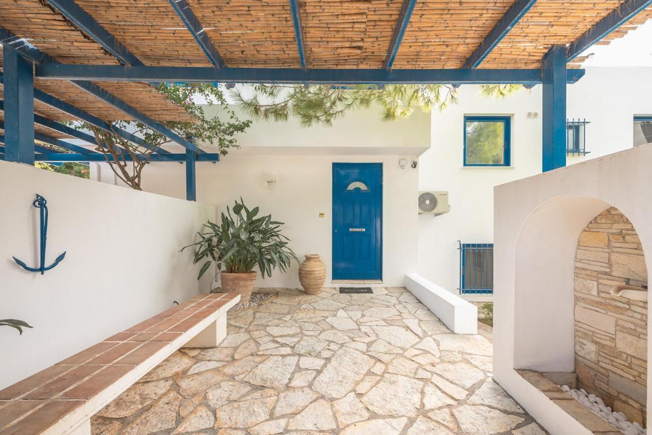 Summer Villa Pasiphae Private Pool - Bbq -Beach 2Min سونيو المظهر الخارجي الصورة