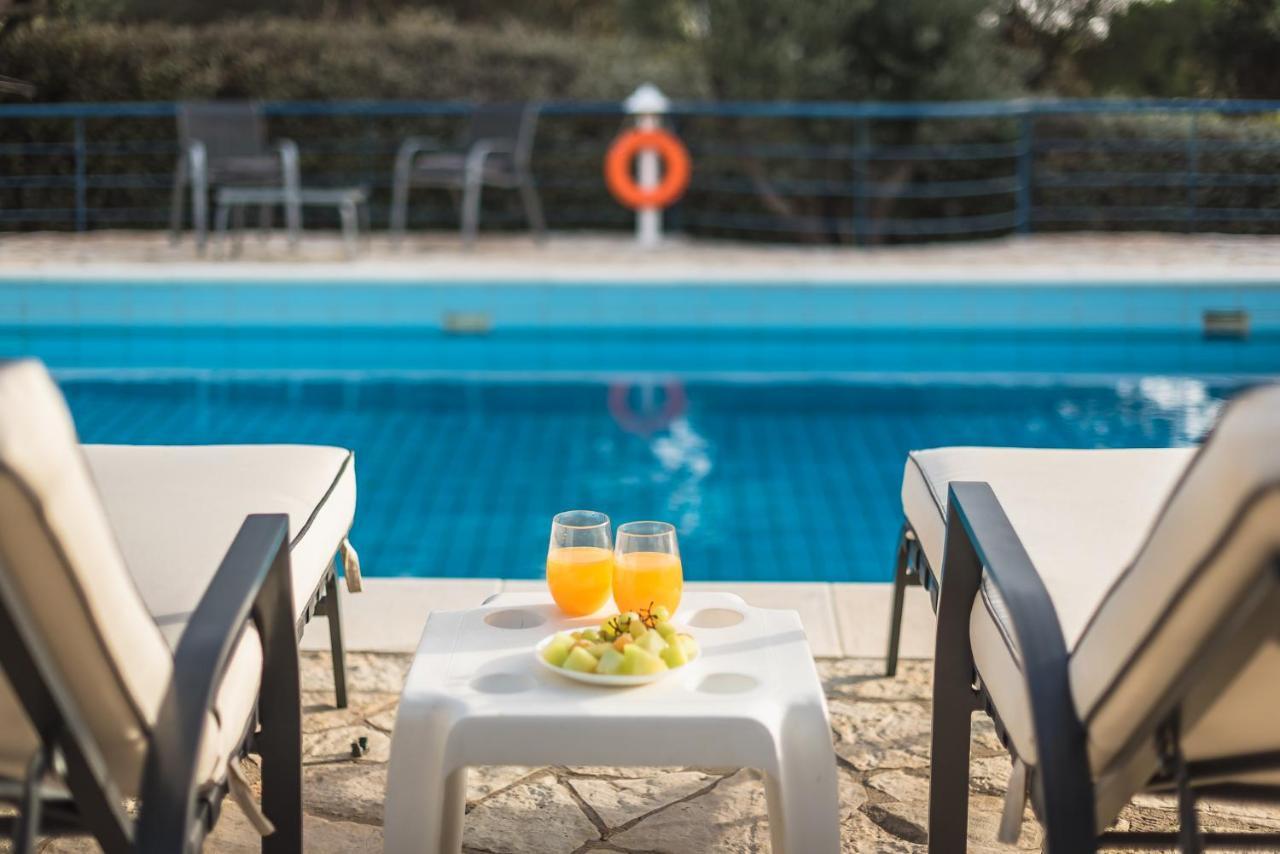 Summer Villa Pasiphae Private Pool - Bbq -Beach 2Min سونيو المظهر الخارجي الصورة