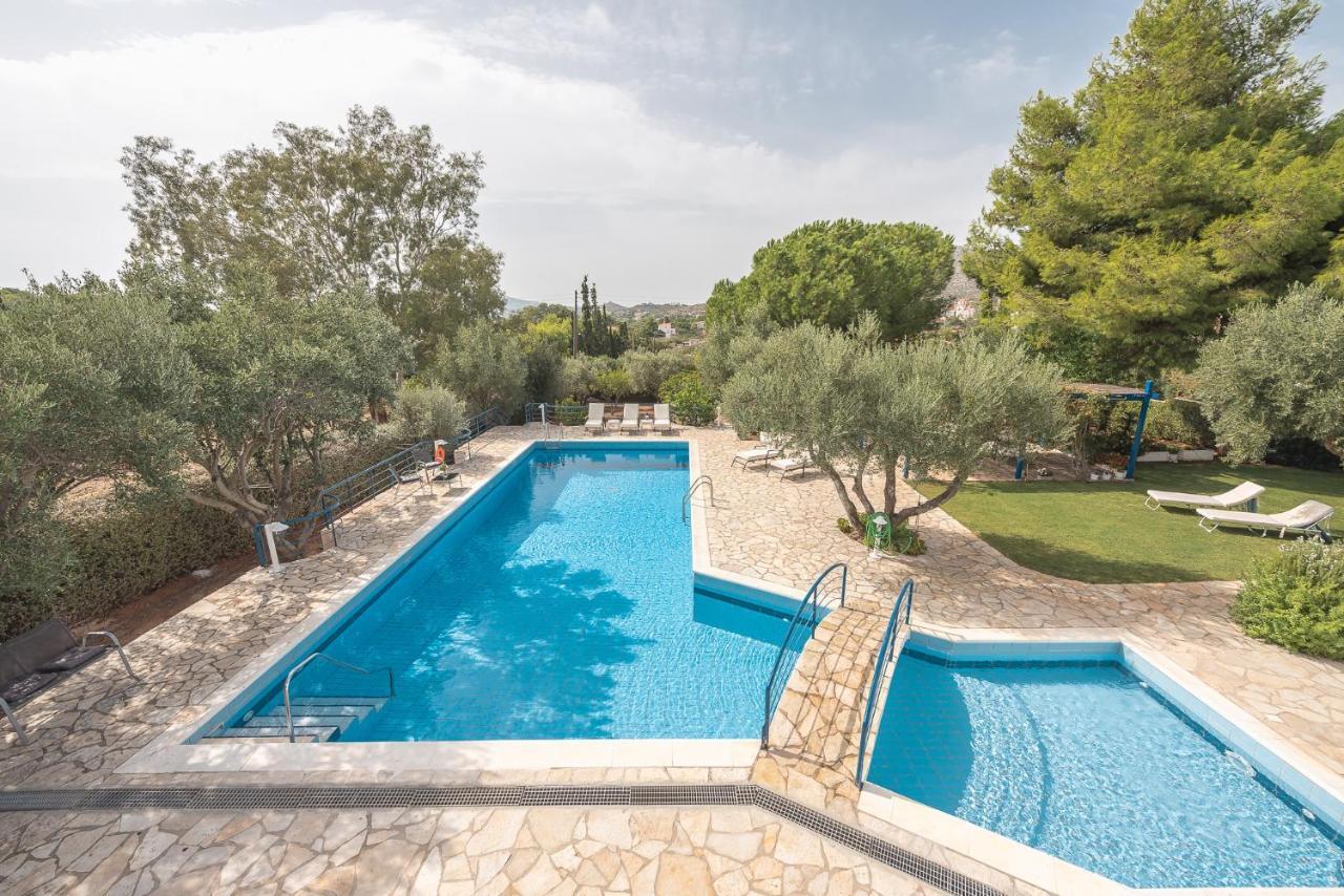 Summer Villa Pasiphae Private Pool - Bbq -Beach 2Min سونيو المظهر الخارجي الصورة