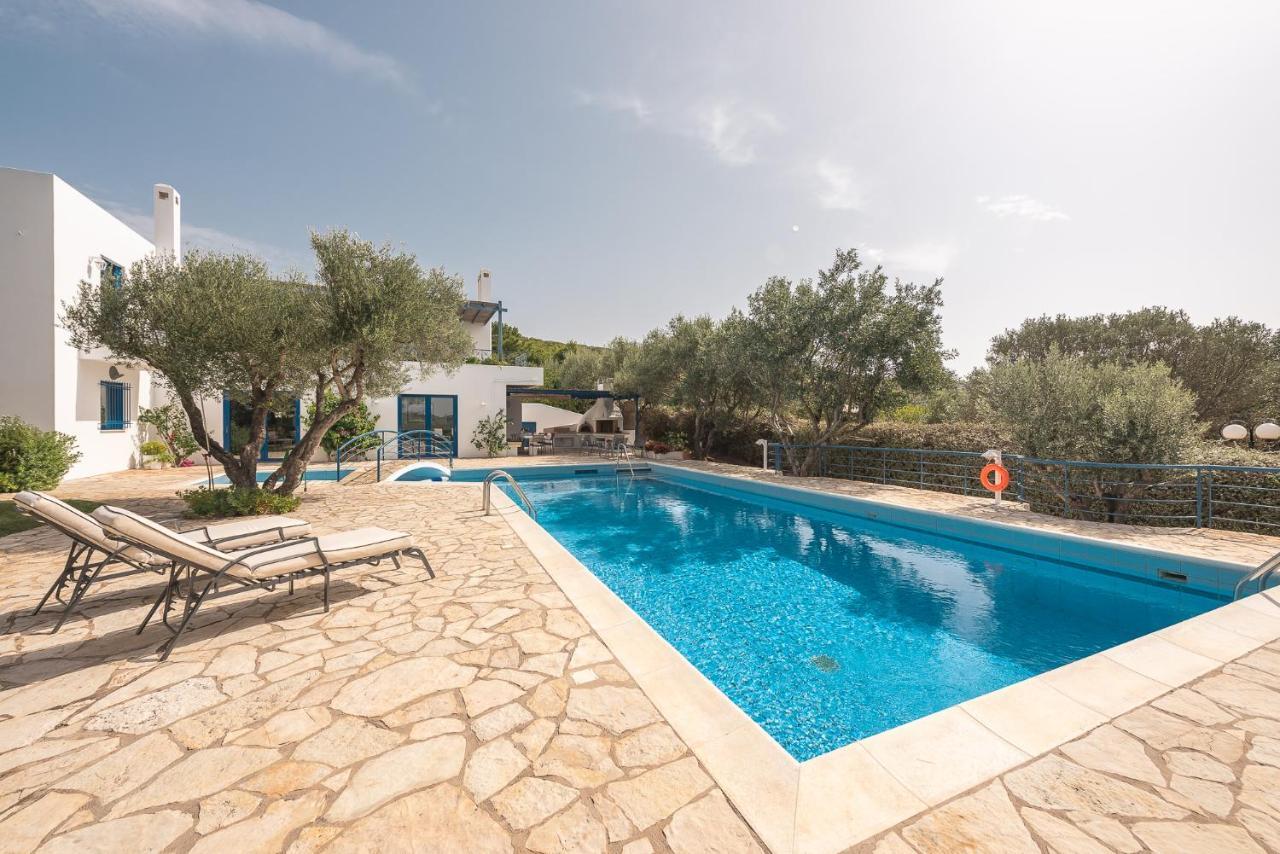 Summer Villa Pasiphae Private Pool - Bbq -Beach 2Min سونيو المظهر الخارجي الصورة