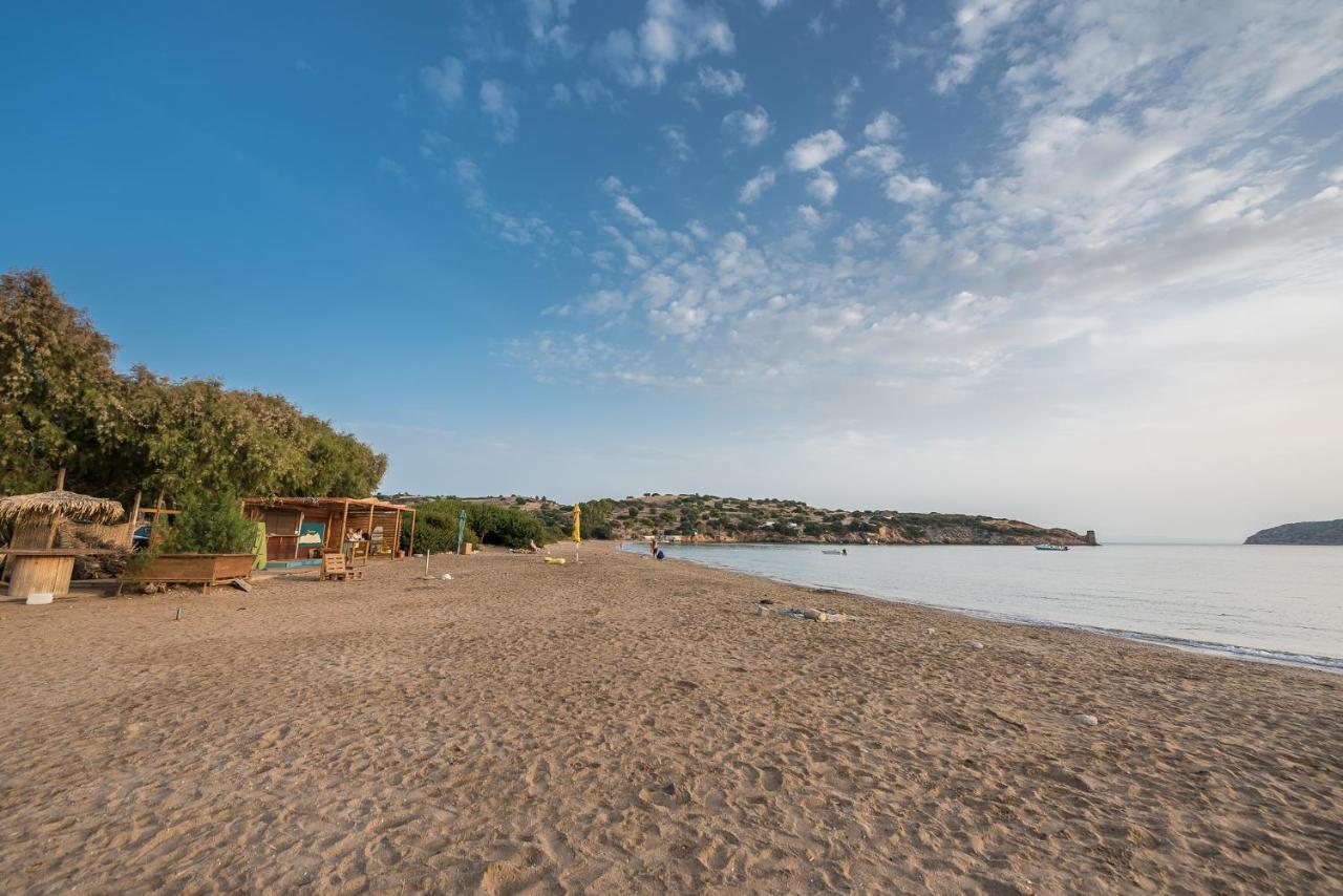 Summer Villa Pasiphae Private Pool - Bbq -Beach 2Min سونيو المظهر الخارجي الصورة