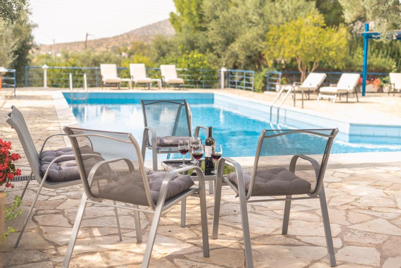 Summer Villa Pasiphae Private Pool - Bbq -Beach 2Min سونيو المظهر الخارجي الصورة