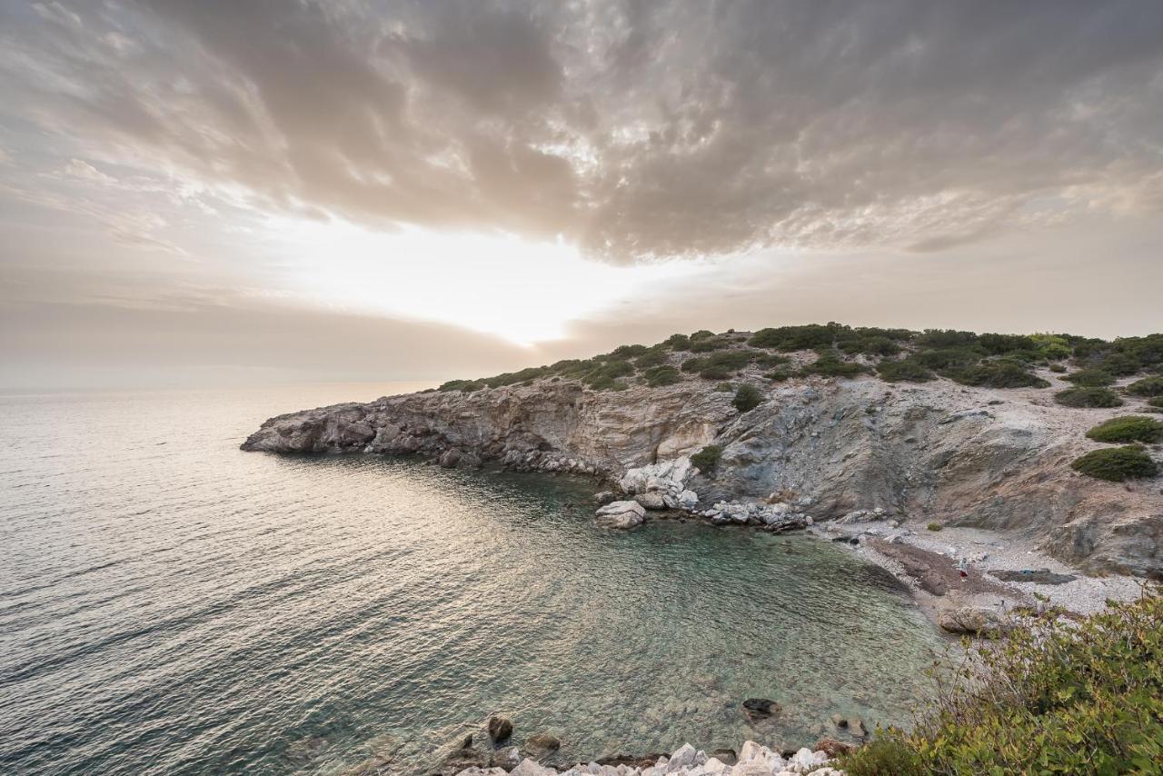 Summer Villa Pasiphae Private Pool - Bbq -Beach 2Min سونيو المظهر الخارجي الصورة