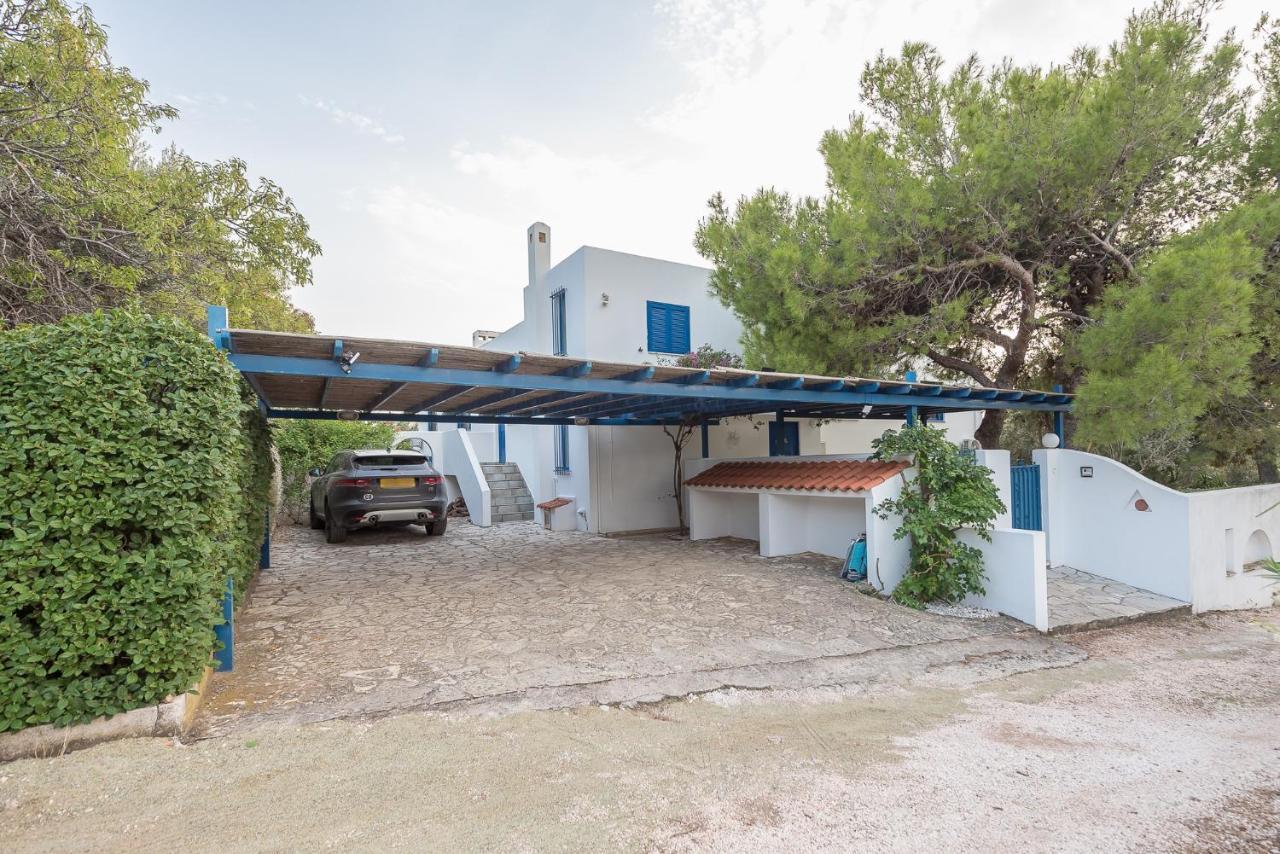 Summer Villa Pasiphae Private Pool - Bbq -Beach 2Min سونيو المظهر الخارجي الصورة